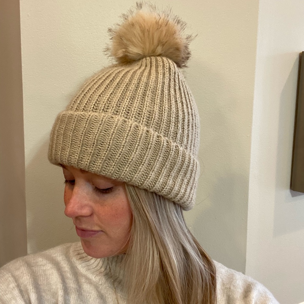 Tan Zara beanie